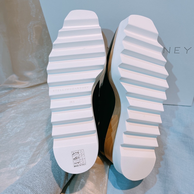 Stella Mccartney 經典款厚跟鞋 Scarpa Shoes Black-4