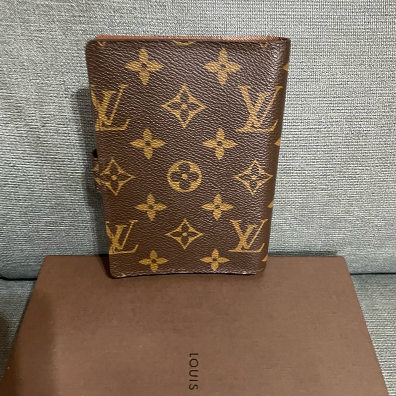 LOUIS VUITTON LV 路易威登 原花 PVC塗層帆布 6孔活頁/手帳/筆記本套/護照夾-2