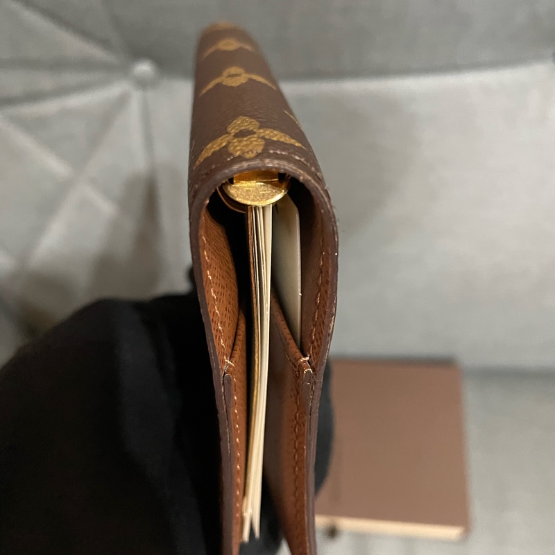 LOUIS VUITTON LV 路易威登 原花 PVC塗層帆布 6孔活頁/手帳/筆記本套/護照夾-14