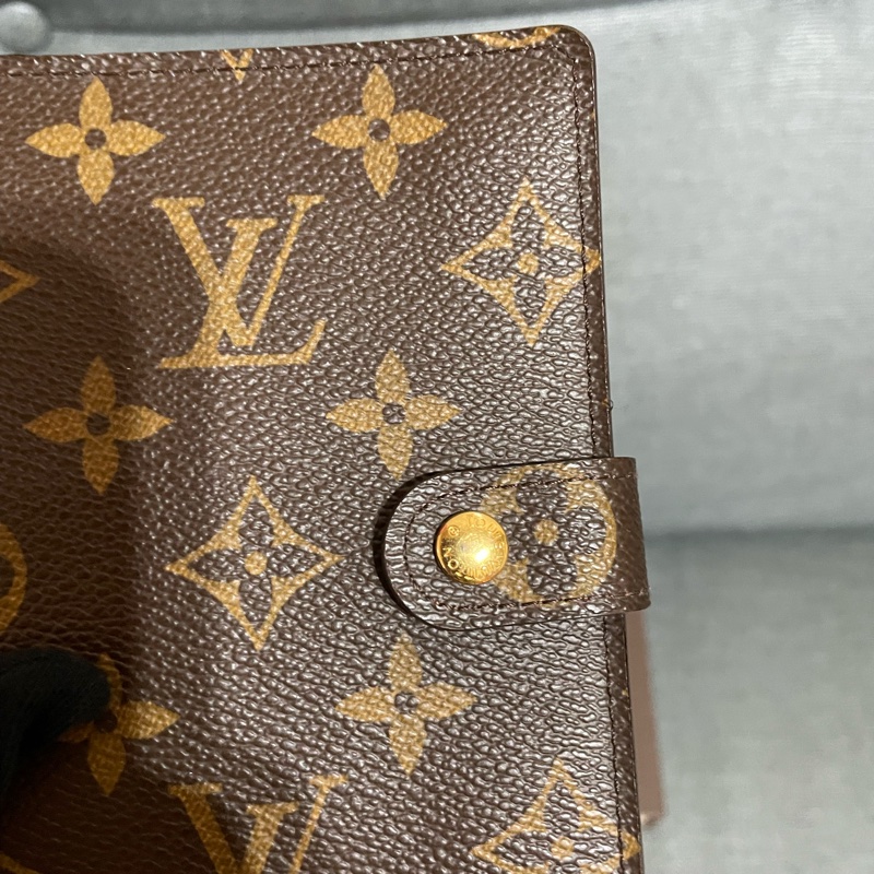 LOUIS VUITTON LV 路易威登 原花 PVC塗層帆布 6孔活頁/手帳/筆記本套/護照夾-21