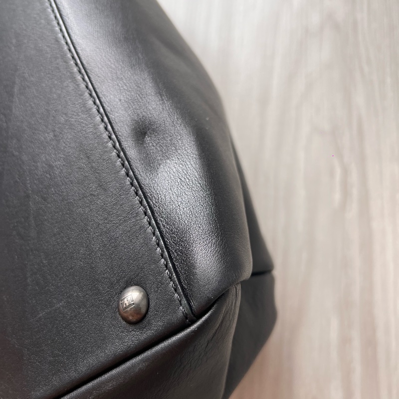 🤎 🐆Fendi 牛皮+豹紋馬毛peekaboo 大包現在很難有 不要錯過  原價192000 割愛47800 尺寸40/32/12 9成新 正常使用痕跡 高標繞道 #有背帶-10