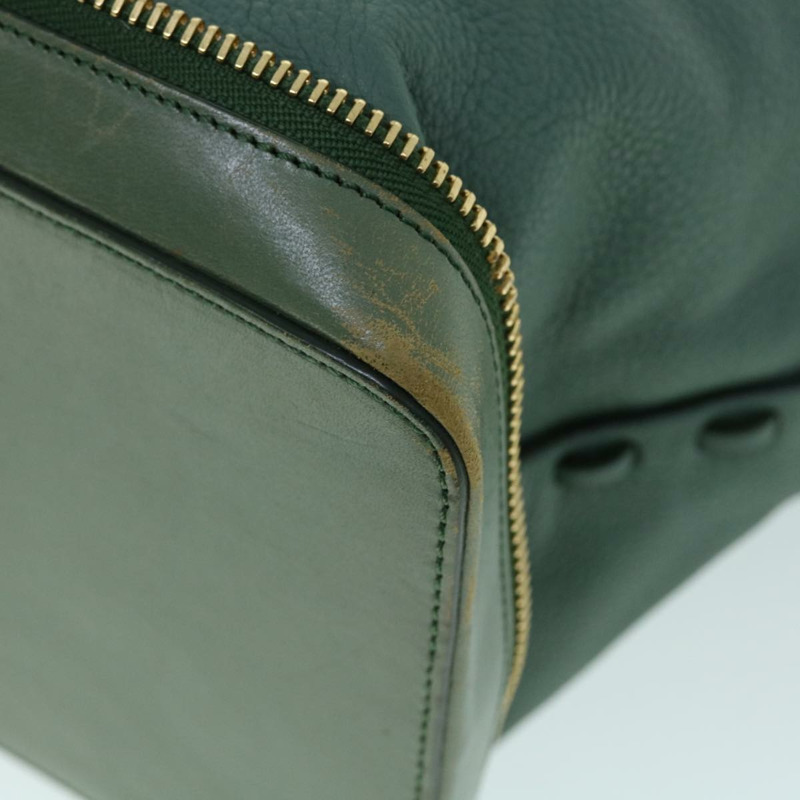 【日本直送】Chloe 托特包 皮革 綠色 正品 bs8301-9