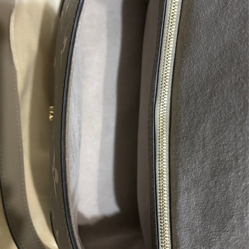 LOUIS VUITTON Diane米色真皮肩/側背包-11