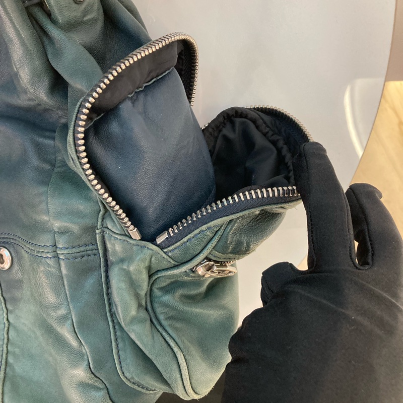 亞力山大王 Alexander Wang Marti Backpack 系列雙肩背包 單肩斜挎 復古綠 軍綠 多用途-31