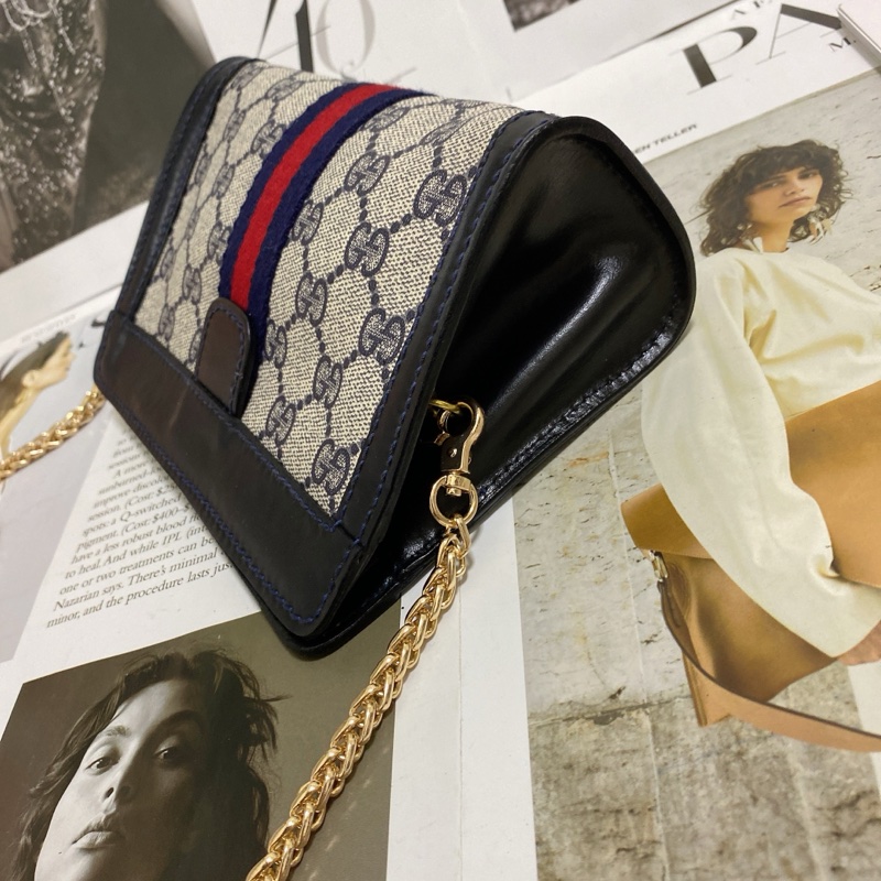 GUCCI經典手拿包腋下包鏈條包-8