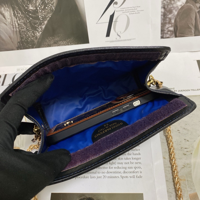 GUCCI經典手拿包腋下包鏈條包-13