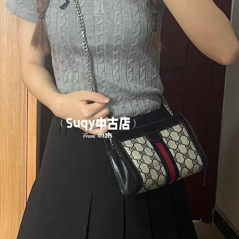 GUCCI經典手拿包腋下包鏈條包-19