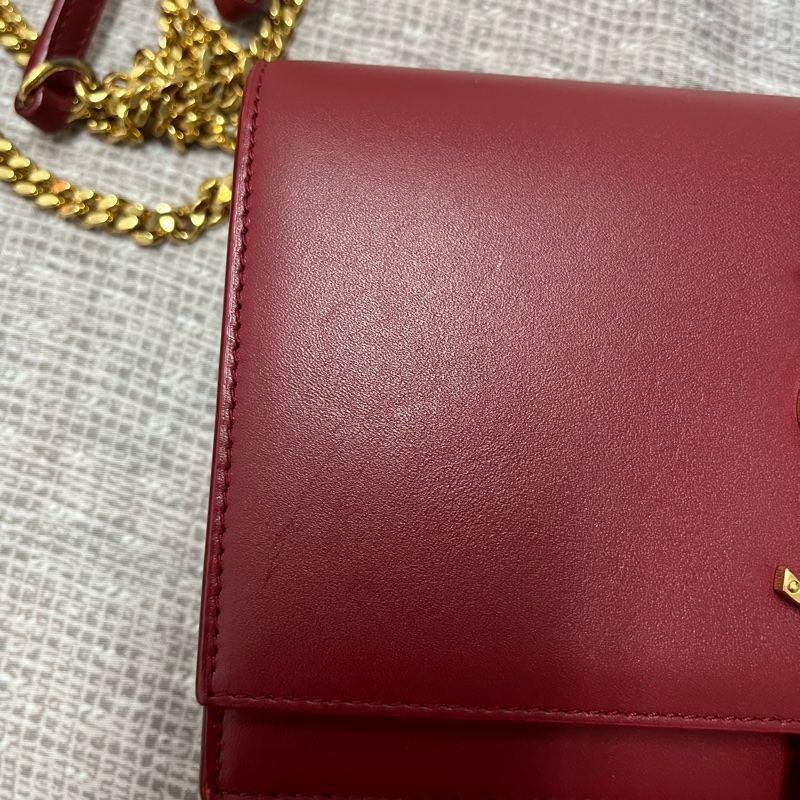 YSL 紅色流蘇WOC-4