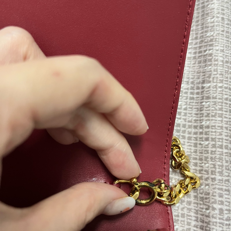 YSL 紅色流蘇WOC-5