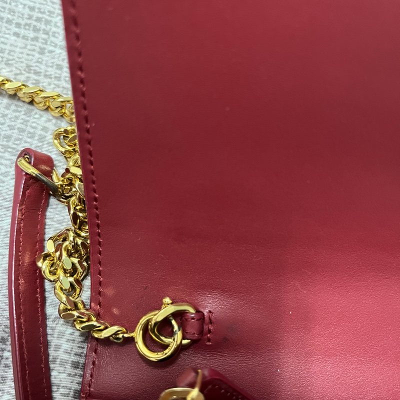 YSL 紅色流蘇WOC-6