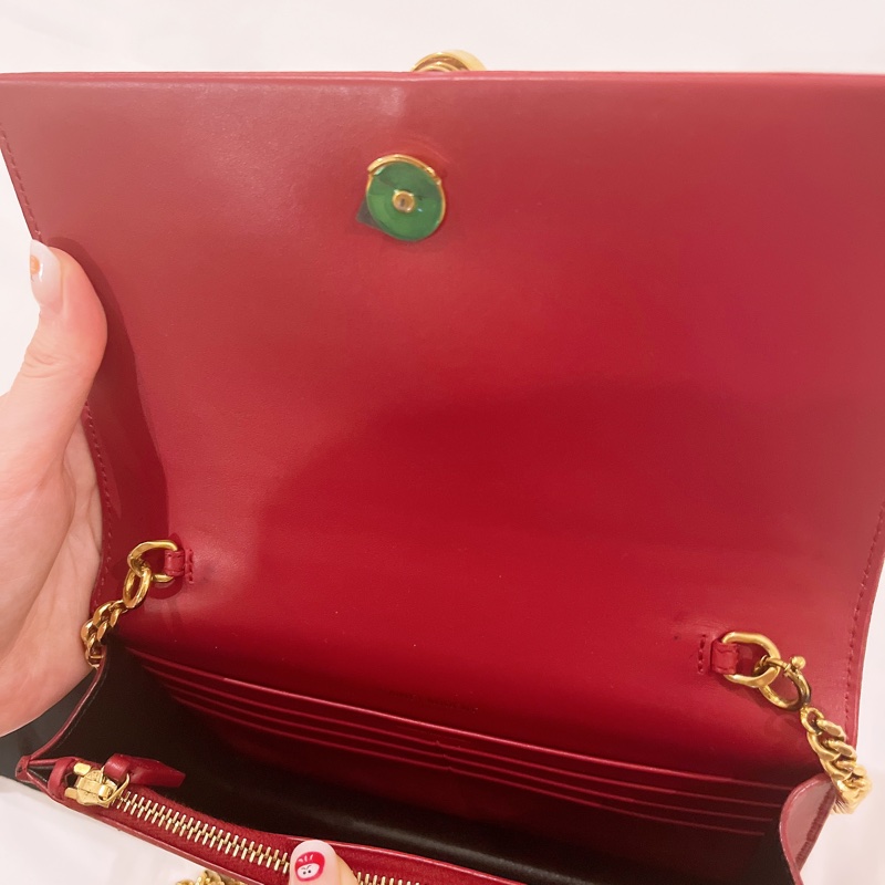 YSL 紅色流蘇WOC-12