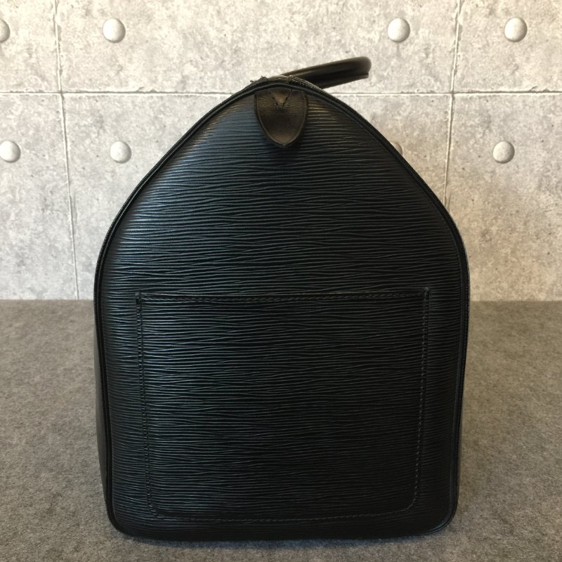 Louis Vuitton  黑色EPI皮 50公分Keepall手提行李袋 /旅行袋-4
