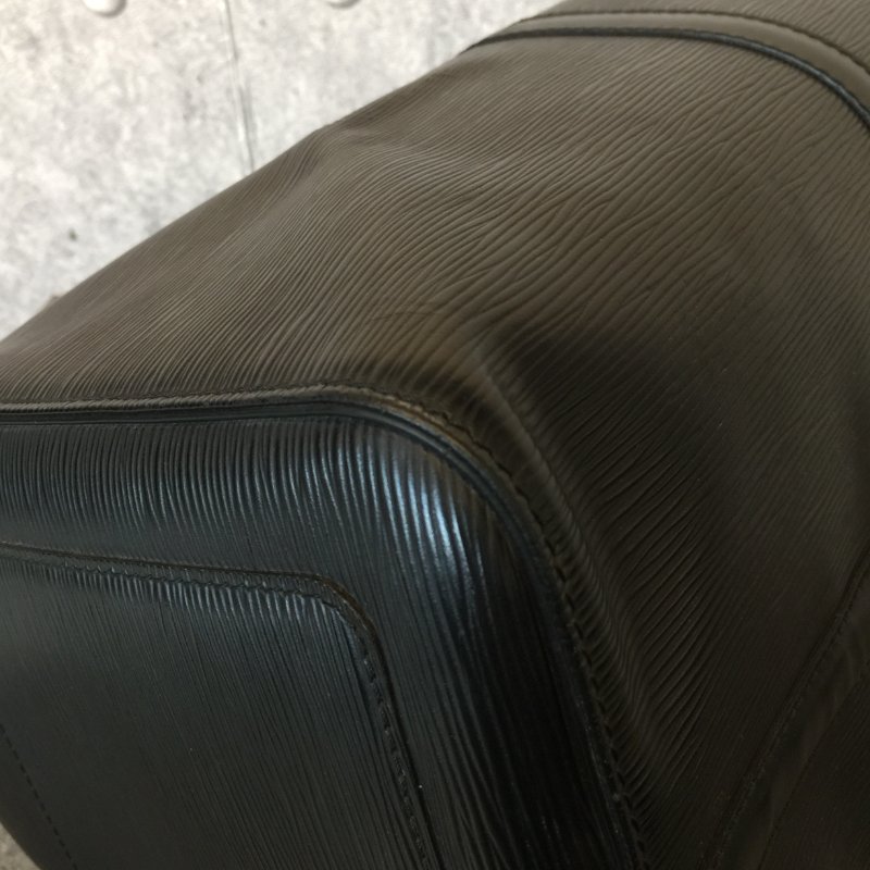 Louis Vuitton  黑色EPI皮 50公分Keepall手提行李袋 /旅行袋-5