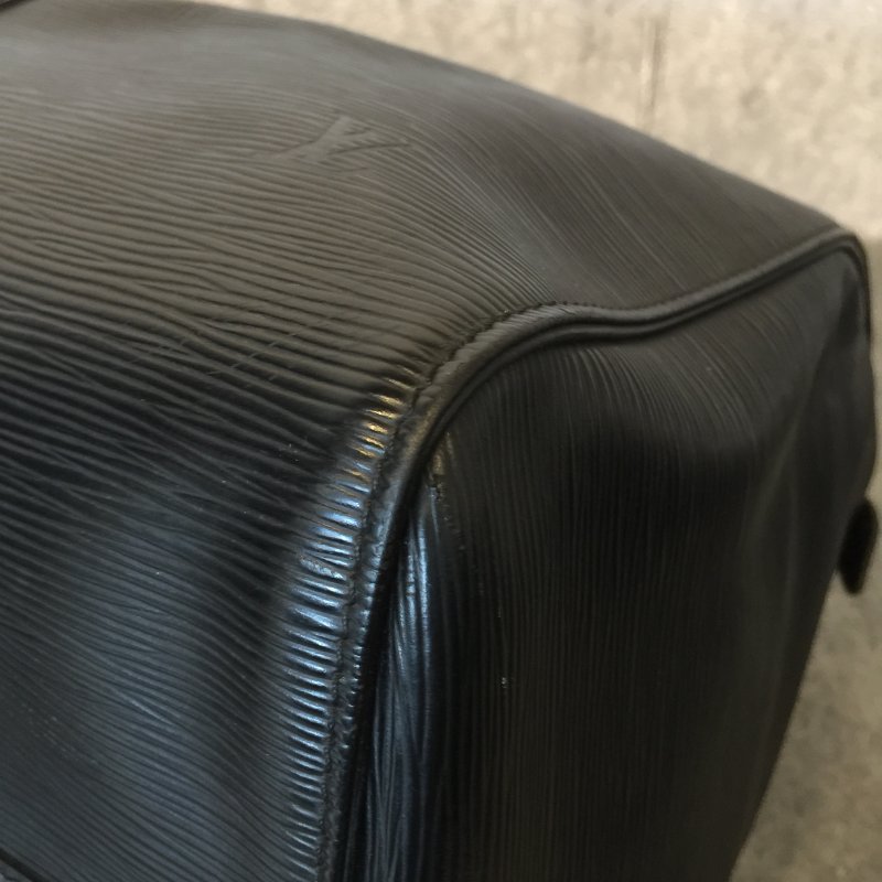 Louis Vuitton  黑色EPI皮 50公分Keepall手提行李袋 /旅行袋-6