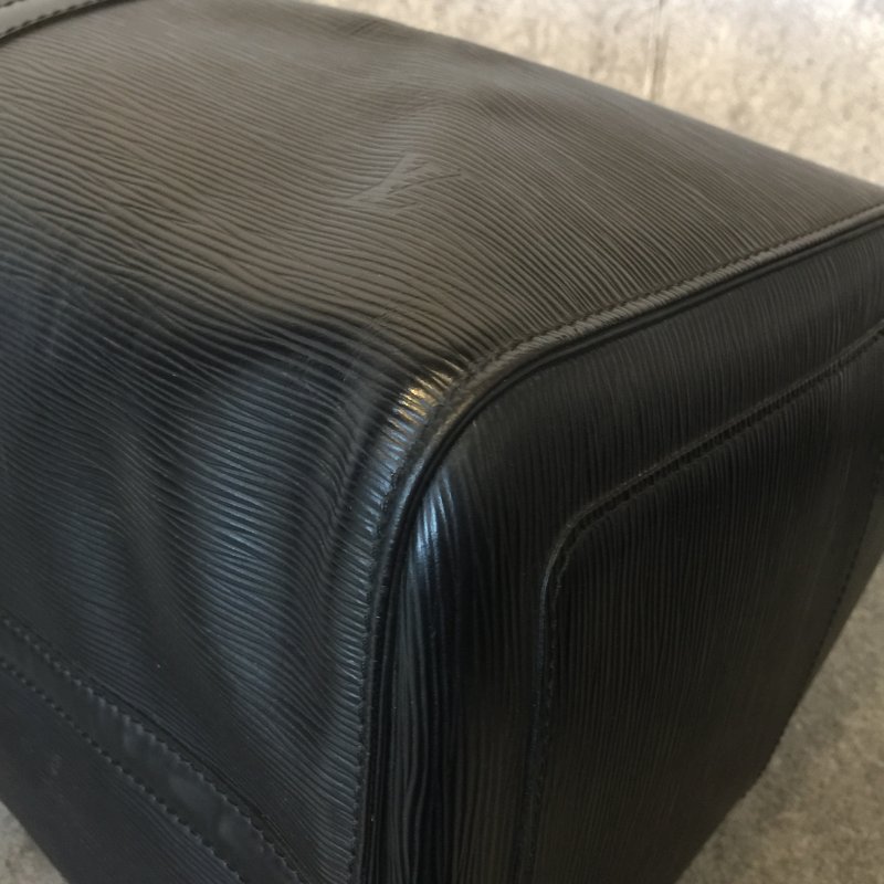 Louis Vuitton  黑色EPI皮 50公分Keepall手提行李袋 /旅行袋-8