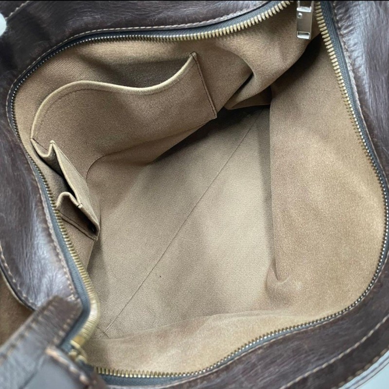 LV ／猶他厚韌野牛皮／手提包商務包／可放A4文件／日本進口二手精品-3