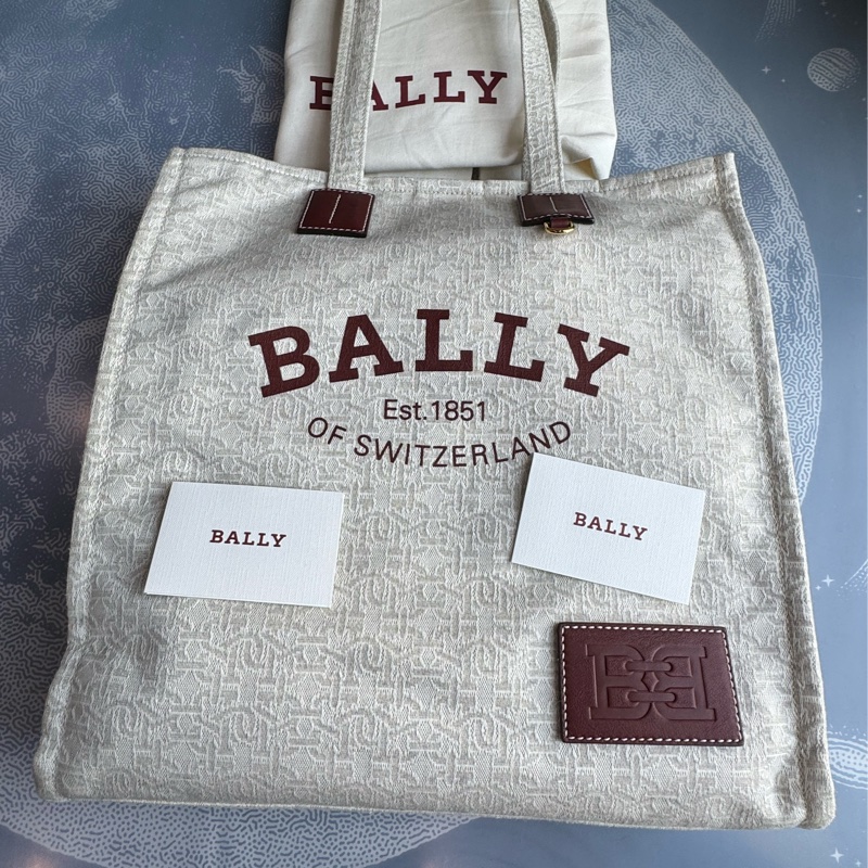 全新Bally crystalia logo-print tote bag-0