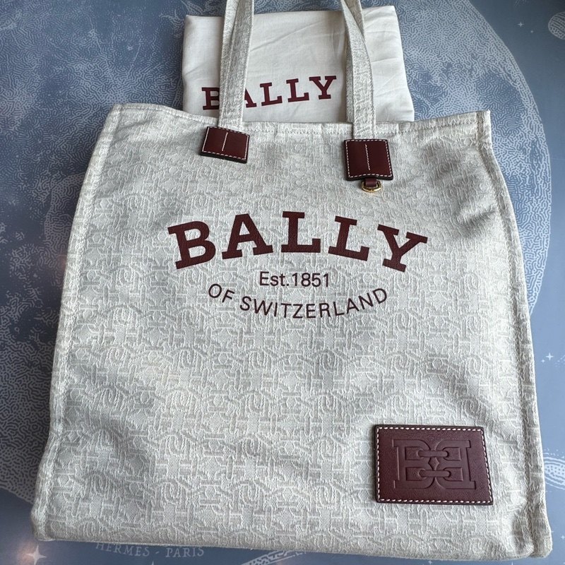 全新Bally crystalia logo-print tote bag-9