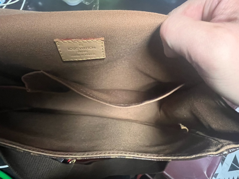 LV老花斜背包 郵差包 記者包-10