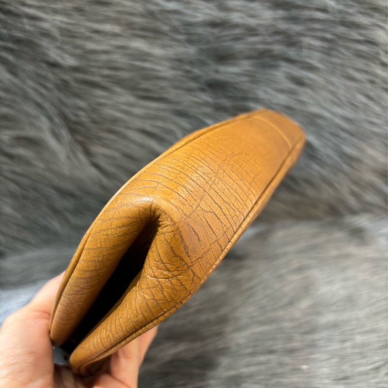 GUCCI 112534 經典 牛皮 全皮 竹節包 手提包 手挽包 貴婦包 貝殼包 骨董包-11