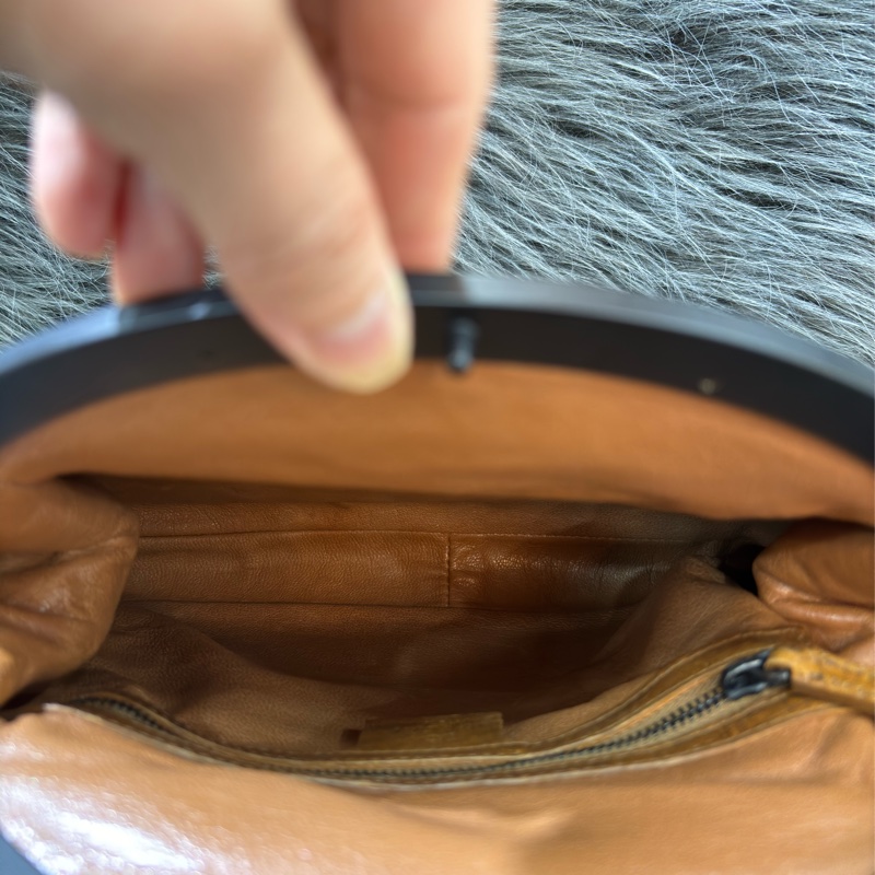 GUCCI 112534 經典 牛皮 全皮 竹節包 手提包 手挽包 貴婦包 貝殼包 骨董包-13