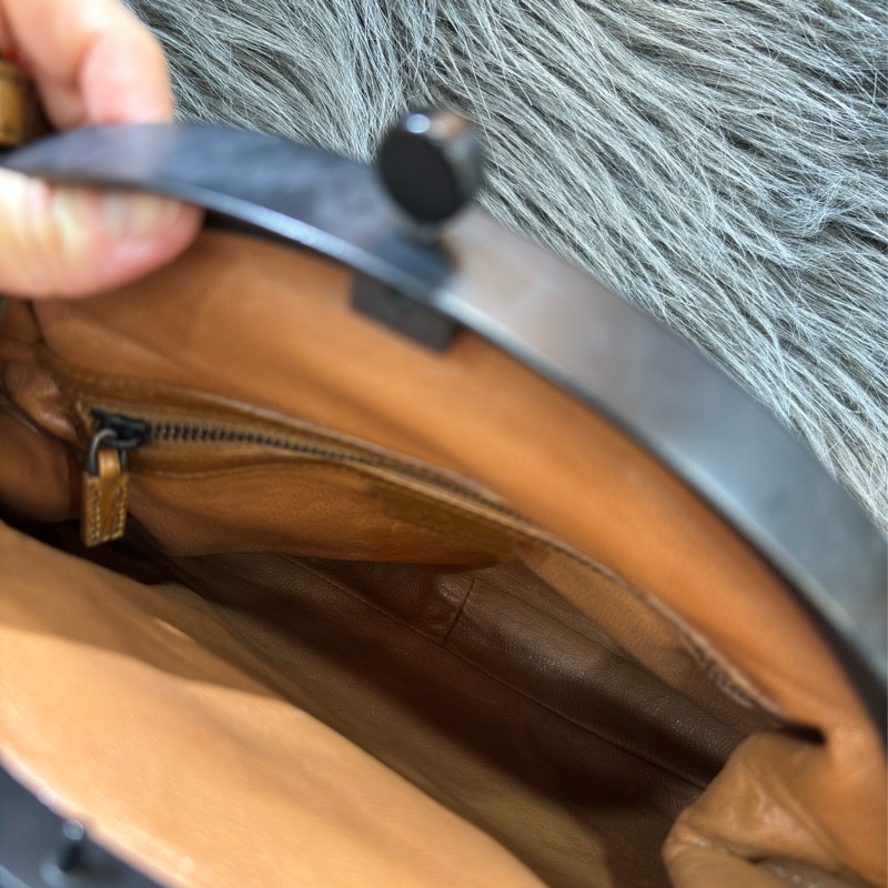 GUCCI 112534 經典 牛皮 全皮 竹節包 手提包 手挽包 貴婦包 貝殼包 骨董包-14