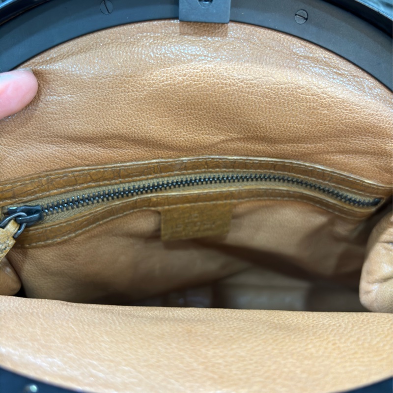 GUCCI 112534 經典 牛皮 全皮 竹節包 手提包 手挽包 貴婦包 貝殼包 骨董包-28