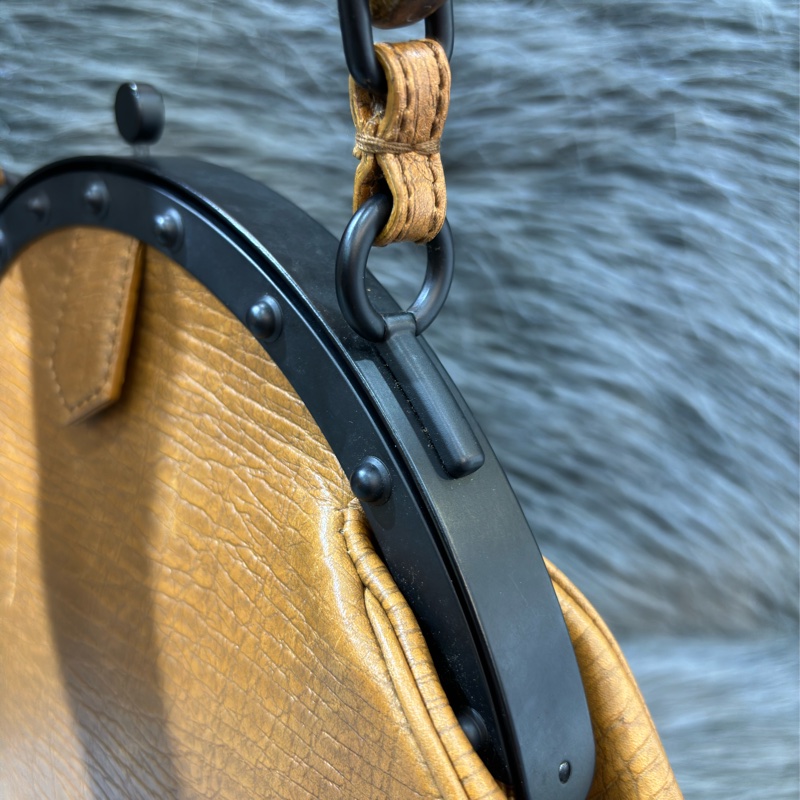 GUCCI 112534 經典 牛皮 全皮 竹節包 手提包 手挽包 貴婦包 貝殼包 骨董包-34