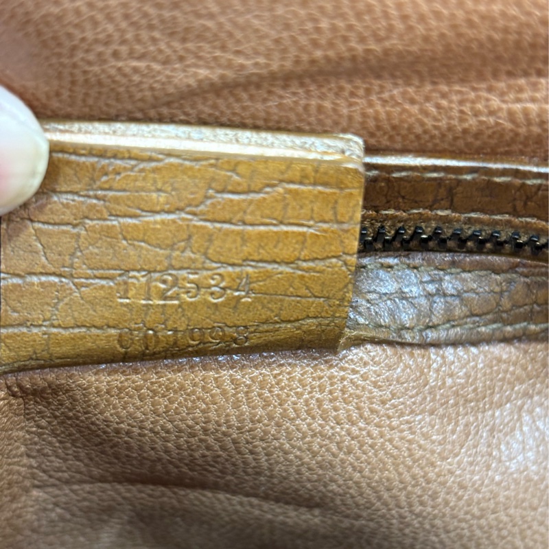 GUCCI 112534 經典 牛皮 全皮 竹節包 手提包 手挽包 貴婦包 貝殼包 骨董包-37
