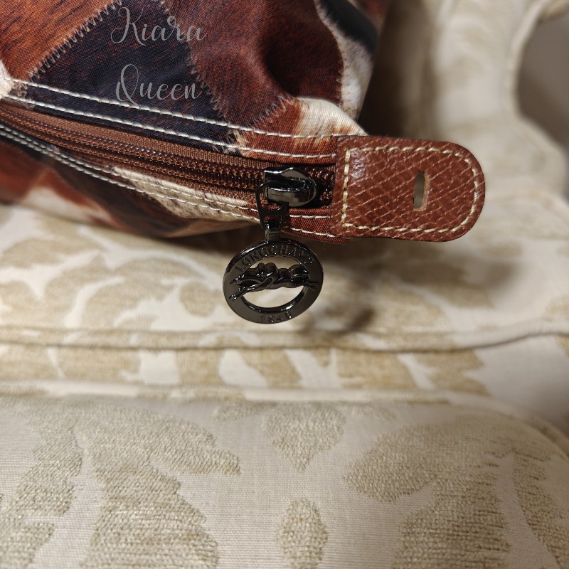 💫全新 🌟Longchamp 馬毛紋 手提包 短柄 XL 限定款 水餃包 購物袋 折疊購物袋 手提行李 行李袋-15
