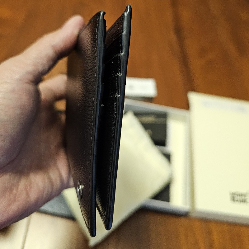 ☆☆近新閒置 正品☆☆萬寶龍 montblanc 八卡皮夾 114689-8