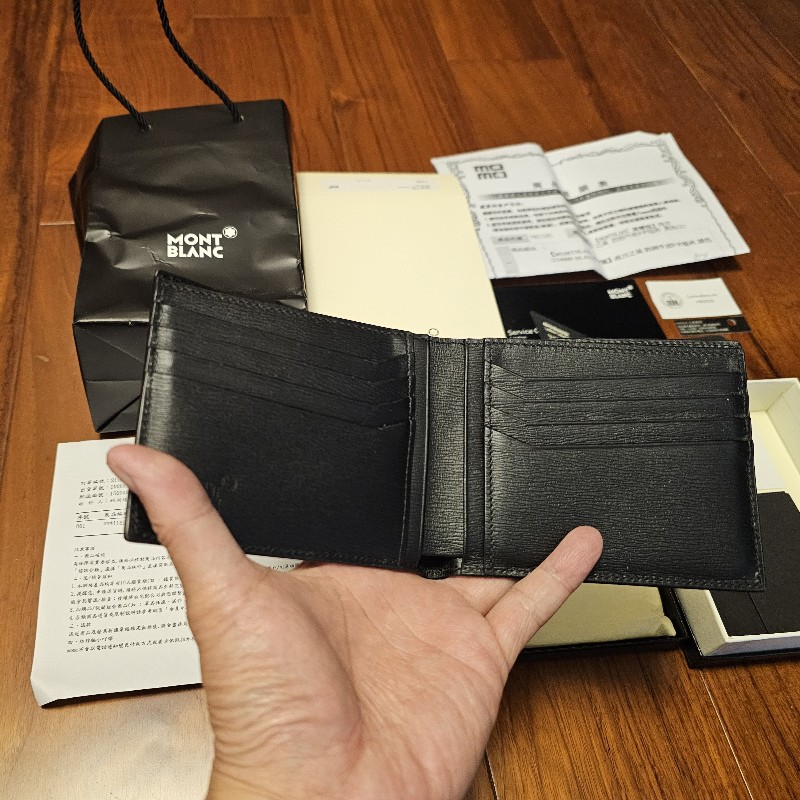 ☆☆近新閒置 正品☆☆萬寶龍 montblanc 八卡皮夾 114689-20