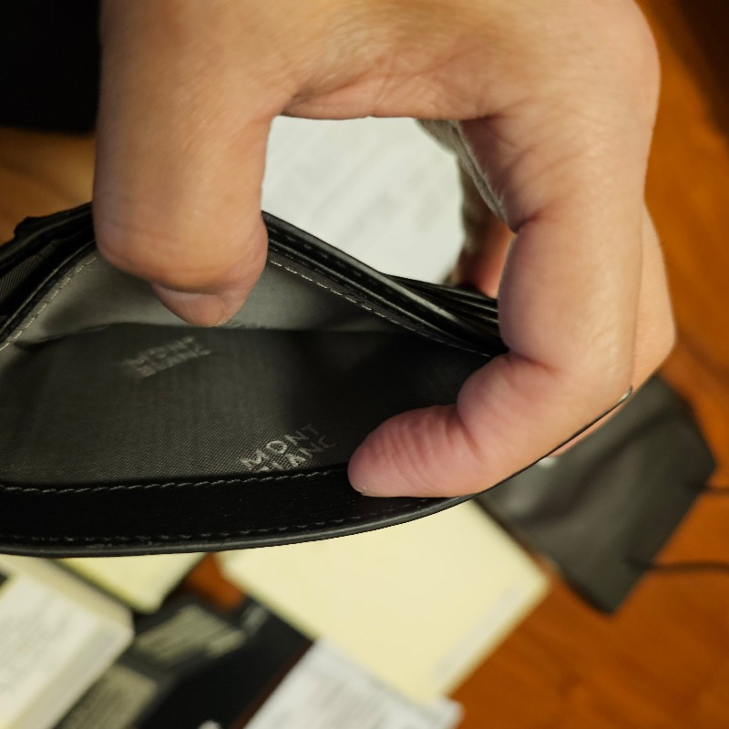 ☆☆近新閒置 正品☆☆萬寶龍 montblanc 八卡皮夾 114689-24