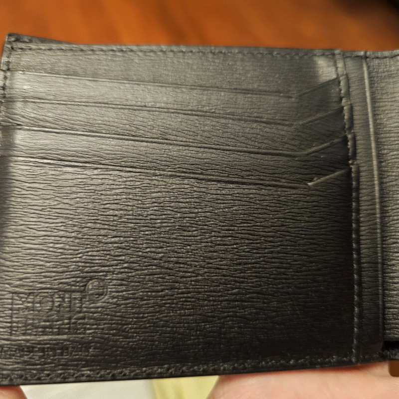 ☆☆近新閒置 正品☆☆萬寶龍 montblanc 八卡皮夾 114689-25
