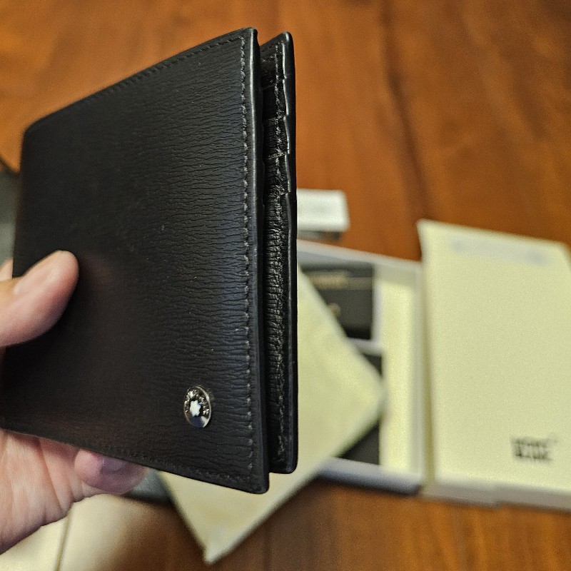 ☆☆近新閒置 正品☆☆萬寶龍 montblanc 八卡皮夾 114689-29