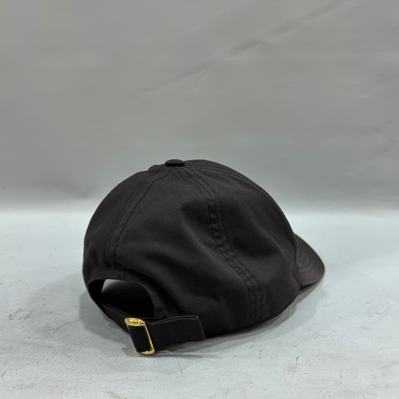 Celine黑底白字logo經典棒球帽 鴨舌帽-3