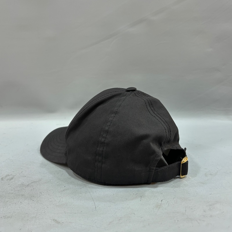 Celine黑底白字logo經典棒球帽 鴨舌帽-4