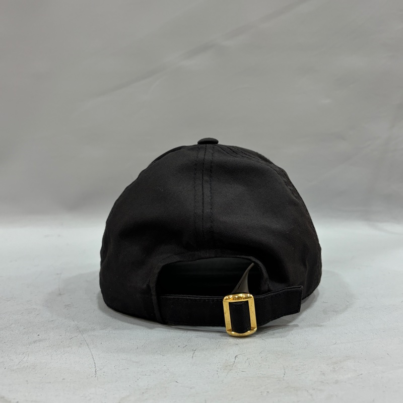 Celine黑底白字logo經典棒球帽 鴨舌帽-5