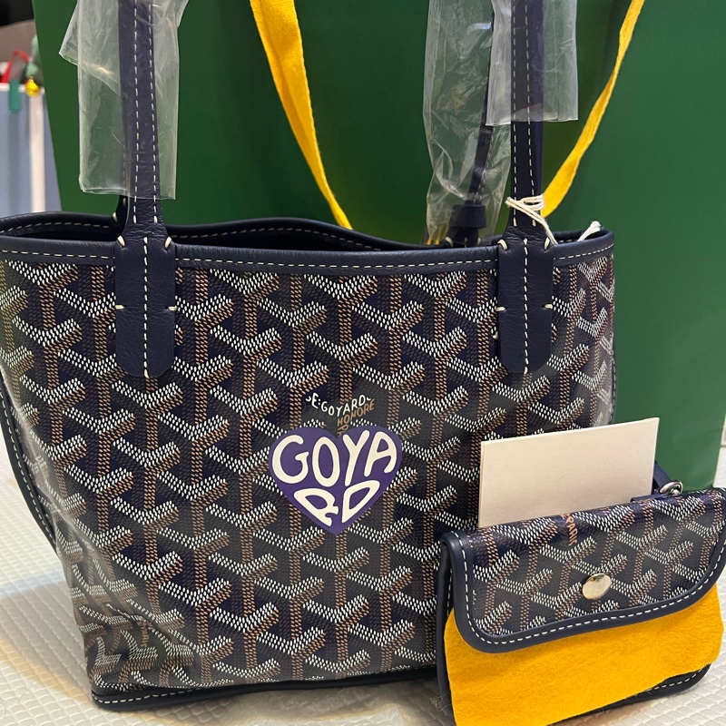 Goyard 愛心 mini tote雙面牛皮-5