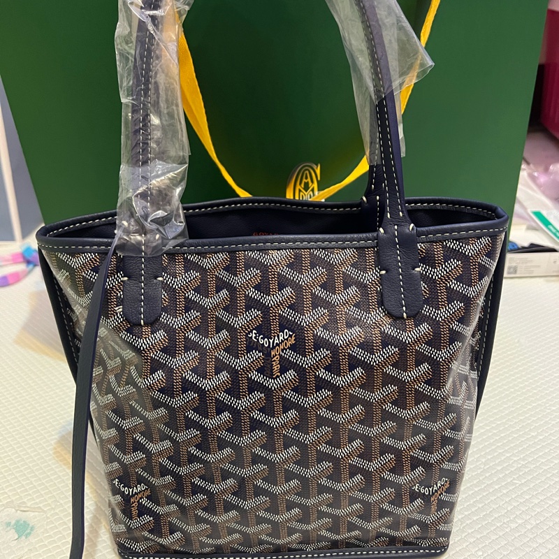 Goyard 愛心 mini tote雙面牛皮-7