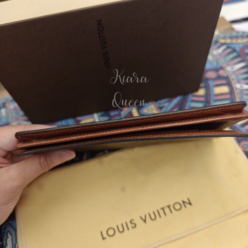 💐母親節特價🌷Louis Vuitton LV 老花 長夾 手機包 銀包 錢包 卡夾 長銀包 皮夾 WOC-11