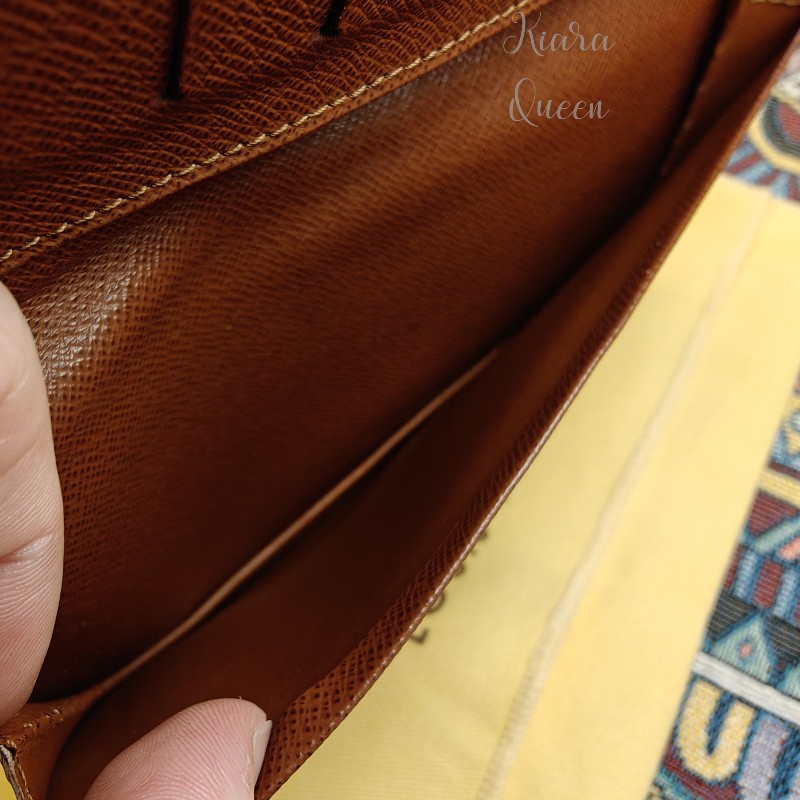 💐母親節特價🌷Louis Vuitton LV 老花 長夾 手機包 銀包 錢包 卡夾 長銀包 皮夾 WOC-13