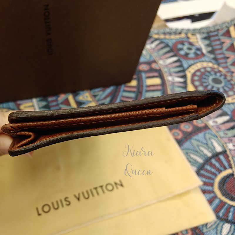 💐母親節特價🌷Louis Vuitton LV 老花 長夾 手機包 銀包 錢包 卡夾 長銀包 皮夾 WOC-7