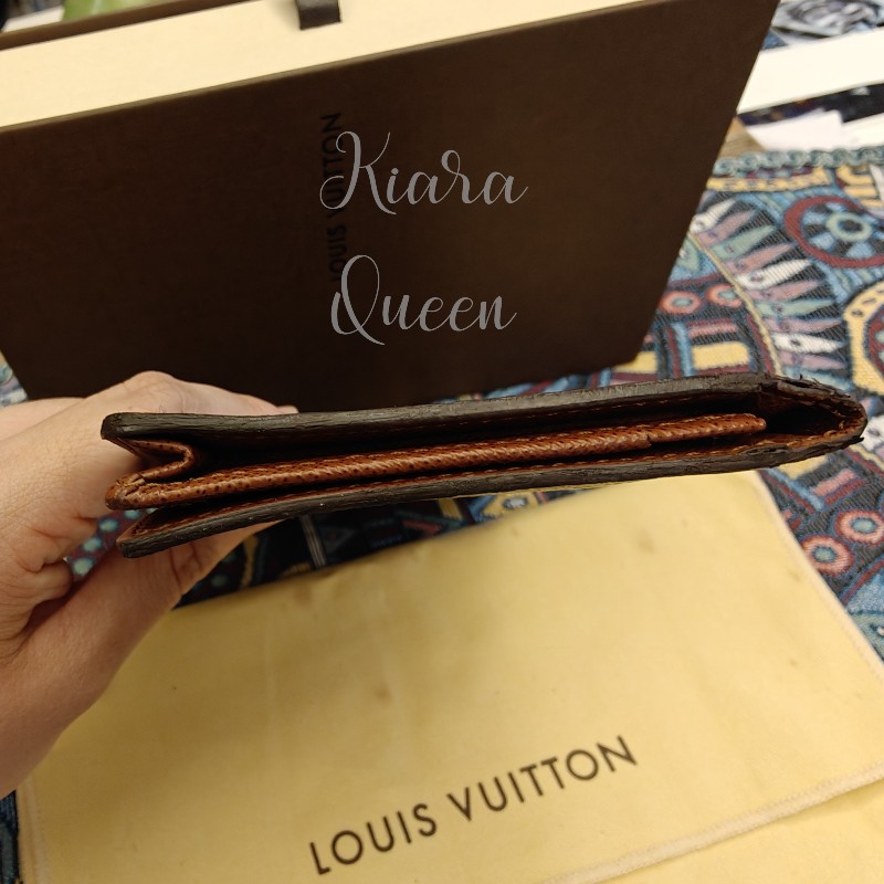 💐母親節特價🌷Louis Vuitton LV 老花 長夾 手機包 銀包 錢包 卡夾 長銀包 皮夾 WOC-8