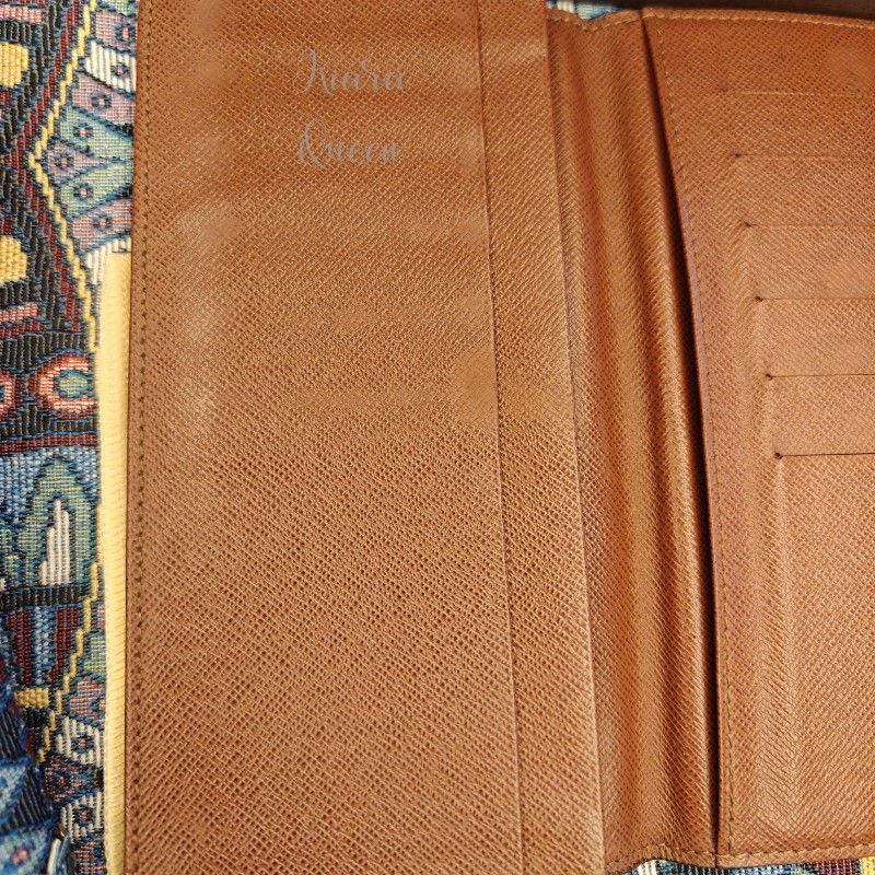 💐母親節特價🌷Louis Vuitton LV 老花 長夾 手機包 銀包 錢包 卡夾 長銀包 皮夾 WOC-17