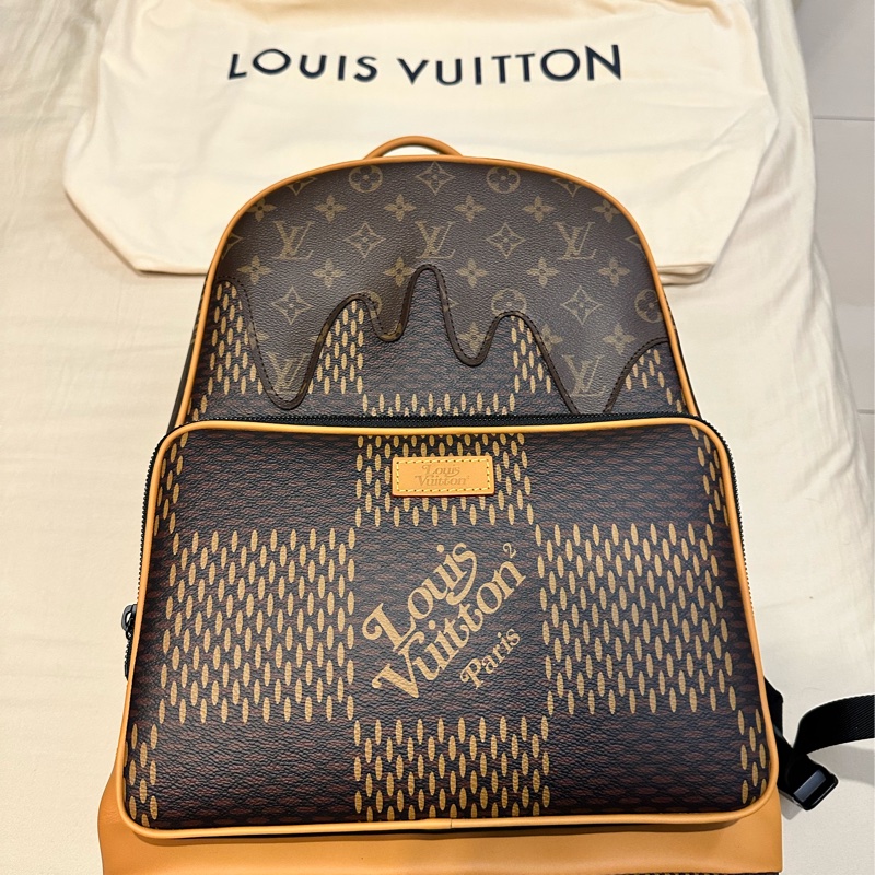 Louis Vuitton backpack 背包 後背包 校園背包 N40380 路易威登 NIGO Damier Giant-0