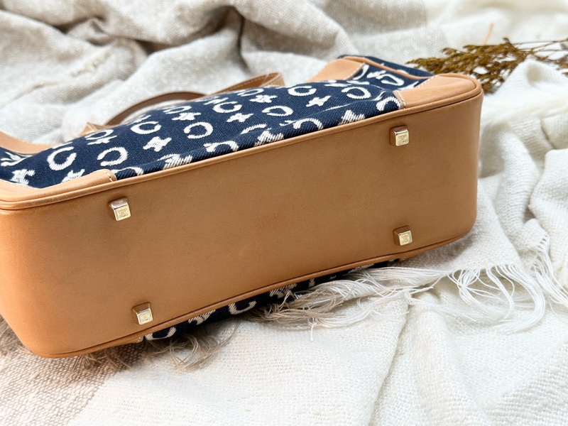 中古Celine tote bag 藍牛仔布-2