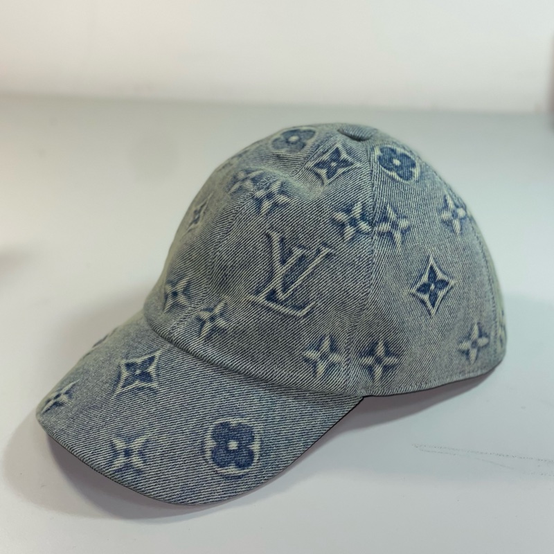 ⚠️99新⚠️ Louis Vuitton Monogram Washed Denim 棒球帽 M7156M-2