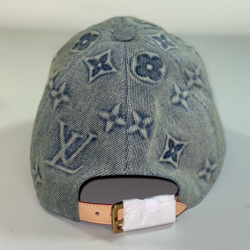 ⚠️99新⚠️ Louis Vuitton Monogram Washed Denim 棒球帽 M7156M-6