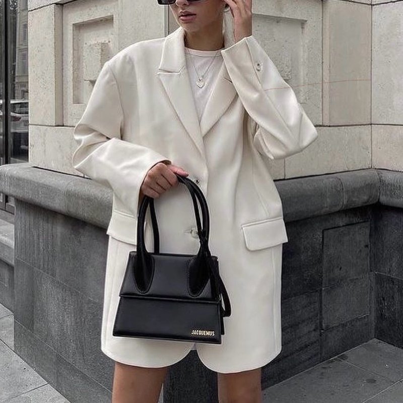 Jacquemus 小牛皮 Le Grand Chiquito 包 黑色《2024季度新品》-3